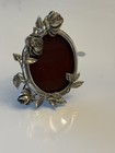 Vintage Elias Silver Picture Frame - Fine Pewter Metal Floral Design