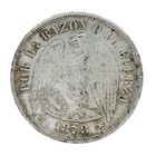 1878 Chile 1 Peso Silver Coin Ef 