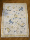 Pottery Barn Kids My Friend The Moon Quilt Plus 8 Accessories Yellow Blue White