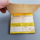 New Nos Pennzoil Z7 Oil Change Service Tag Booklet Form 417 Vintage Advertising