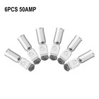 New Practical High-end Large Vehicles Terminals Connector Pins Lugs 50a 6pcs 6x