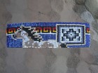 Handmade Navajo Indian Beaded Barrette  Horse Pattern   Rug Design   Nathaniel
