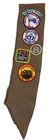 Vintage Girl Scouts Sash Connecticut Valley W  Patches 1980s Camp   Events