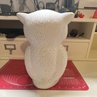 Ceramic Owl Table Lamp White Corded Inline Switch Shade Included Ul Listed