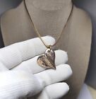 Rare Old Authentic Ancient Post-medieval Cooper Pendant Heart 18th-19th Cen ad