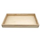 Natural Wood Full Size Jewelry Display Tray 14 75  X 8 25  X 1 5 