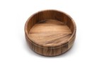 Ironwood Gourmet Large Bead Rim Petaluma Salad Bowl Acacia Wood Brown 12 X 12 X