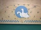 Vtg 10 Strawberry Street Moonlight Country Goose Wooden Bread Box  Cottagecore