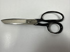Wiss No 37 Vintage Sewing Shears Scissors Black Inlaid Handle Usa