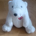 Coca Cola Coke Plush Stuffed 12 Inch Polar  Bear Vintage 1993 Collectible