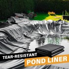 40 X 40ft Hdpe Fish Pond Liner Garden Pool Membrane Landscaping