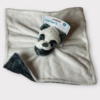 Carters Plush Gray White Panda Bear Security Blanket Lovey Baby Toy  67833