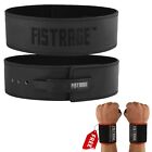 Fistrage Powerlifting Weight Lifting Lever Buckle Leather Belt For Heavy Lifting