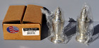 Vintage Empire Sterling Silver Salt And Pepper Shakers  233 New In Box