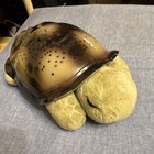 Cloud B Twilight Turtle Plush Nursery Night Light Moon   Stars Projector Brown