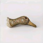 Duck Mallard Head 5 5   Rare 1980s  Mimi Di N Signed Enameled Belt Buckle