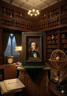 Rare Antique Felix Mendelssohn Oil Portrait- 19thc Masterpiece Fine Art Treasure