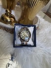 Montres Prestige Dress Quartz 44mm Two-tone Ss Bracelet Black Dial Box 30m