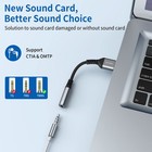 Usb To 3 5mm Jack Audio Adapter  2-pack   Usb To Audio Jack Adapter Headset     