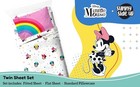Sunny Side Up Disney Minnie Mouse Twin 3-piece Sheet Set Rainbow Dots Kids