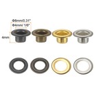 400pcs Super Tiny Grommets Kit Metal Eyelets 4mm  1 6  Grommet 4 Colors