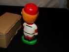 Original Baseball Bobble Head  7 5  Nodder  White Hat 1960 s Japan W plug