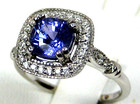 Tanzanite Ring 14k White Gold Antique Detail Natural Made In Usa 20yrs On Ebay
