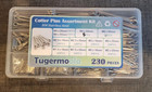 230pcs Cotter Pins Assortment Kit 304 Stainless Steel Split Pin 12 Sizes Clips