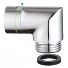  Solid Brass 90 Degree Shower Elbow Adapter  G1 2  Shower Head Extension Arm 