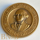 1970 Medallic Art Bronze  marcissa Whitman  Washington State Medal 32 5mm  e220