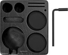 Normcore Compact Espresso Tamping Station  Black Ash Wood  51   54mm Tools