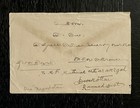 Straits Settlements Singapore 1926 3x2c Kgv On Back Of Cover To India