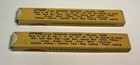 Lot 2 Vintage Scripto Extra Strong Red 4-inch Long Leads Standard  046 Diameter