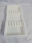 1950s American Cabinet Co Vintage Milk Glass Dental Tray 16a