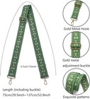 Purse Straps Replacement Crossbody - Adjustable Bag Strap For Purses  Green