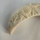 Vtg Boars Tusk Corkscrew Bottle Opener Carved