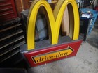 Mcdonald s Drive-thru Golden Arches Advertising Sign Restaurants   Fast Food