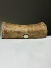 Antique Vintage Sewing Kit   Round Roll Up Leather   Metal Case   Needles Thread