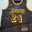 Kobe Bryant  24 Signed Los Angeles Lakers Black Mamba Jersey   Coa