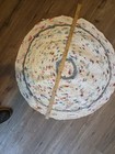 Handmade Round Woven Rag Rug Multicolor 36 Inch