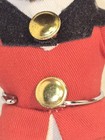 Hanford 7    Fox Cloth Seated Equestrian Red Jacket Buttons Ornament Foxhunt