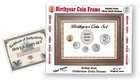 White Framed Birth Year Coin Gift Set  1943