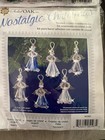 Nostalgic Christmas Ornament Kit Lot Of 5 Beadery  Solid Oak Design Works Nos