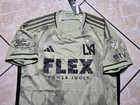 Nwt Adidas 2023 24 Lafc Away Authentic Soccer Mls Jersey Kit Men s Medium  150