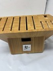 Shun Edo Ken Onion Knife Block 11 Tool Slots Japanese Chef Kitchen Appliance