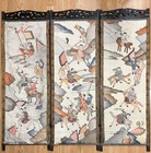 Three Chinese Antique Kesi Panels