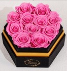 Preserved Rose Flower Box Eternal Real Roses Gift For Her Valentine Birthday