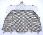 1880 Large Ornate Howard   Cockshaw Co Victorian Antique Sterling Silver Purse 