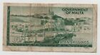 Malta 10 Shillings 1949 Pick 25 Look Scans