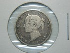 1873 Newfoundland 10 Cents - Silver Vg